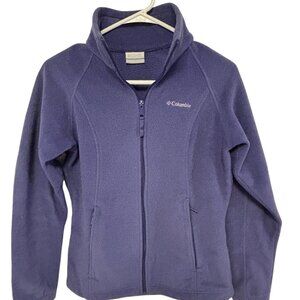 Women's Columbia Periwinkle Blue Ski Snow Fleece Jacket. Size S